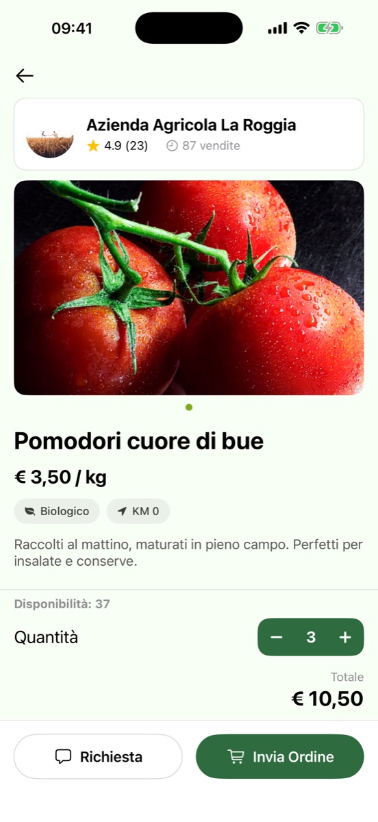 Scelta della quantità in un annuncio